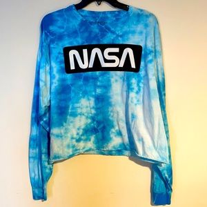 Chemistry NASA tie dye top